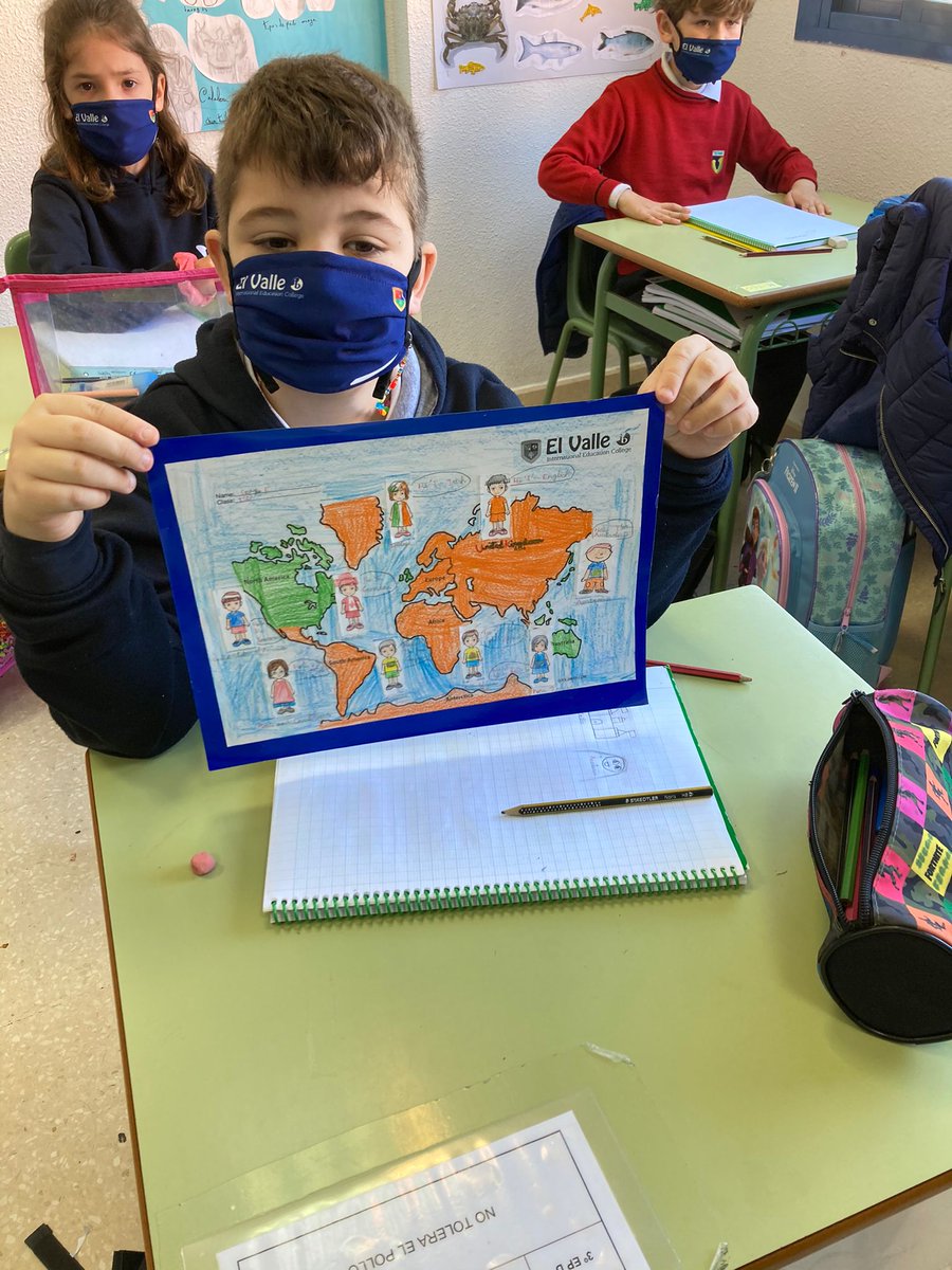 vallealicante's tweet photo. Our students of 3rd Primary School have learned about some English-speaking countries and they have been working with maps to locate them 🗺️ #englishculturalweek https://t.co/Aur0BFcuhF