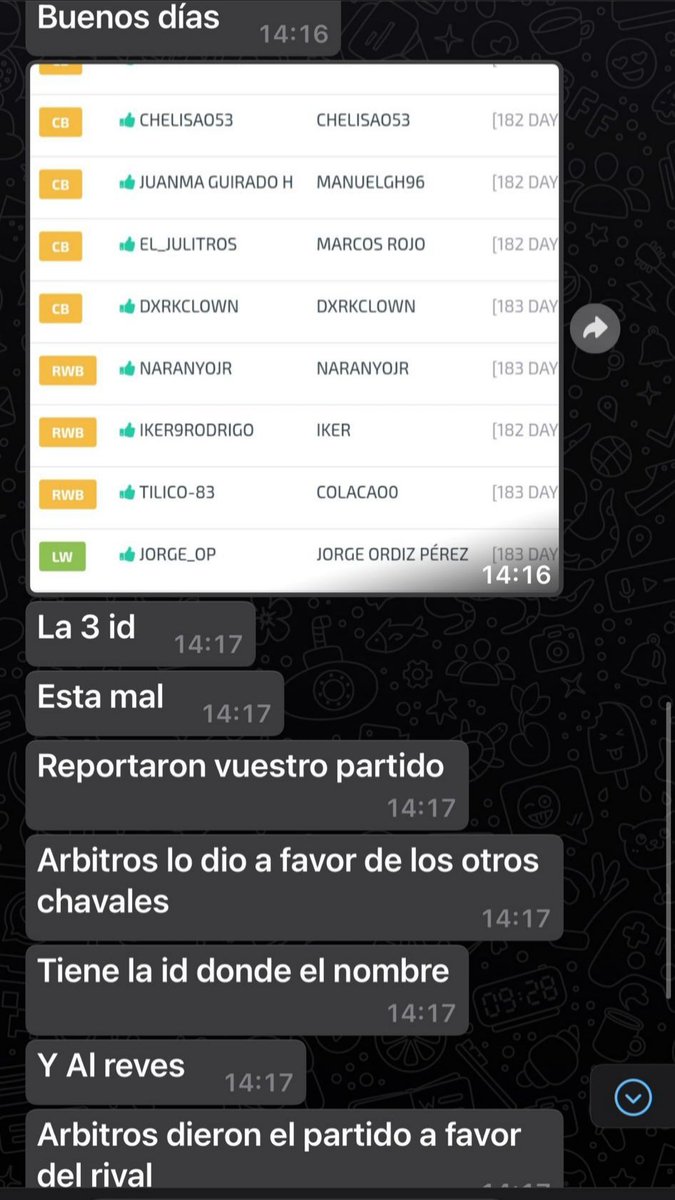 Nacho33908689's tweet photo. @AidanDuran10 @VPL_Spain @EsportsNorte El problema no es en los despachos.... el problema es el porque.... por tener una id y un nombre bien puestos, pero cambiados de columna.... https://t.co/9ObxlBA8do
