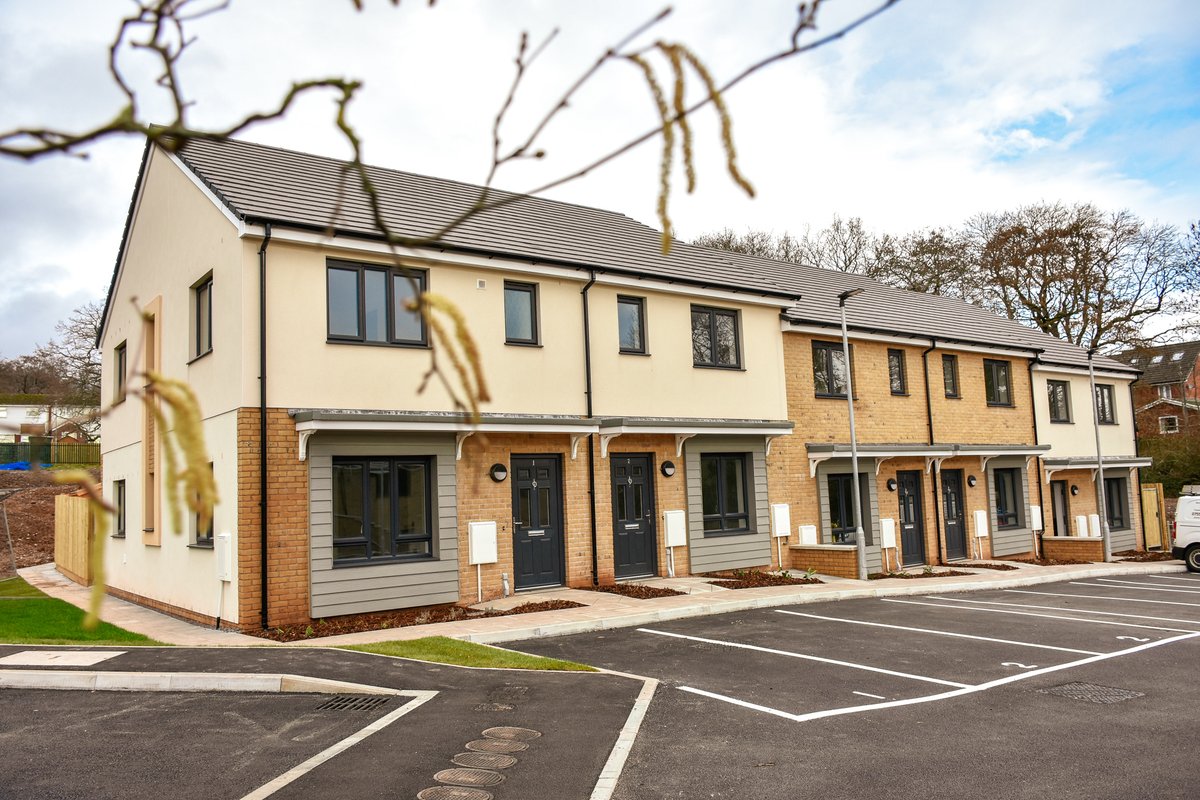 Great to see our design for the former Blenheim school, Cwmbran completed to an excellent level of standard. 17 new affordable homes for Melin Homes.<a href="/MelinHomes/">MelinHomes</a> <a href="/CJCWales/">CJ Construction</a>