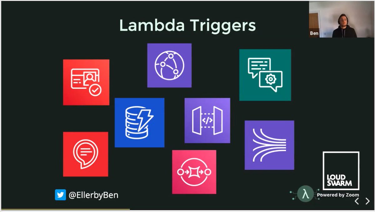 mistwire's tweet image. Up now on #PWC2021: AWS Hero @EllerbyBen presents "Cloud Parallelism With Serverless On AWS"
Let's get our #Python Lambdas on!
