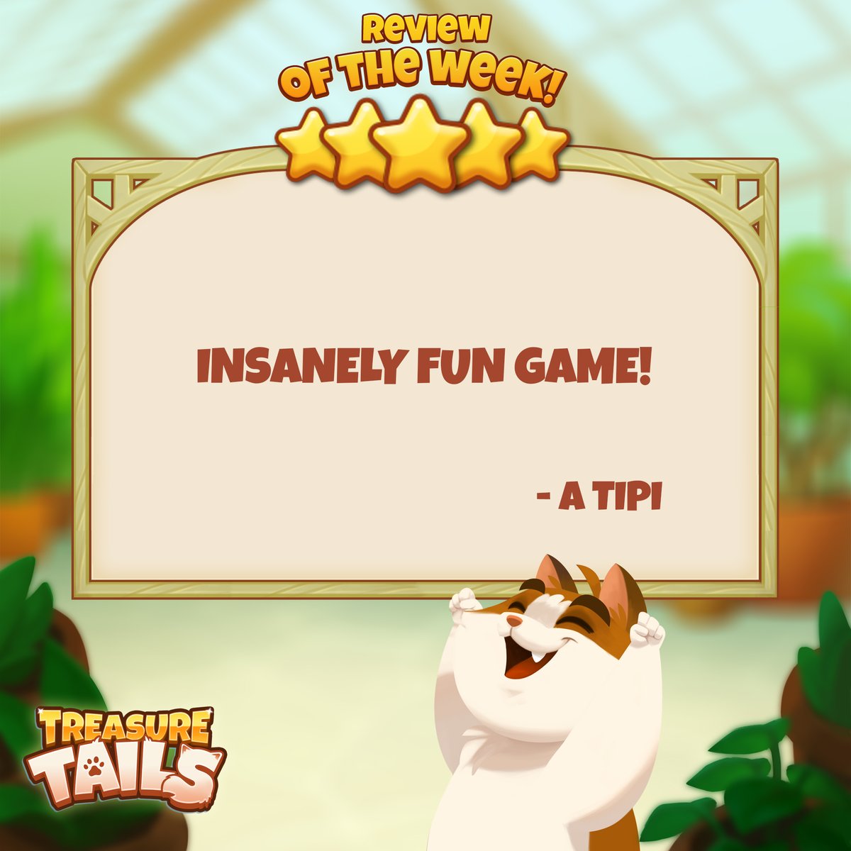 Thanks for the ⭐⭐⭐⭐⭐ review!  Leave a review in the app store and you might see your name here too!  #playtreasuretails

⭐ link.playtreasuretails.com/0WCz/a8874c97
