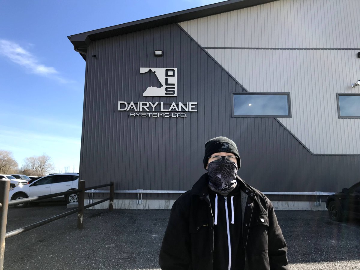 S_Greg_Burns's tweet photo. Thanks @dairylanesystem for supporting our program. Jacob has a great classroom in your modern manufacturing facility. This is a great connection between our manufacturing program and the local agricultural industry. #SDCICOOP #shsm #welding #oyap https://t.co/KsoFuqye3D