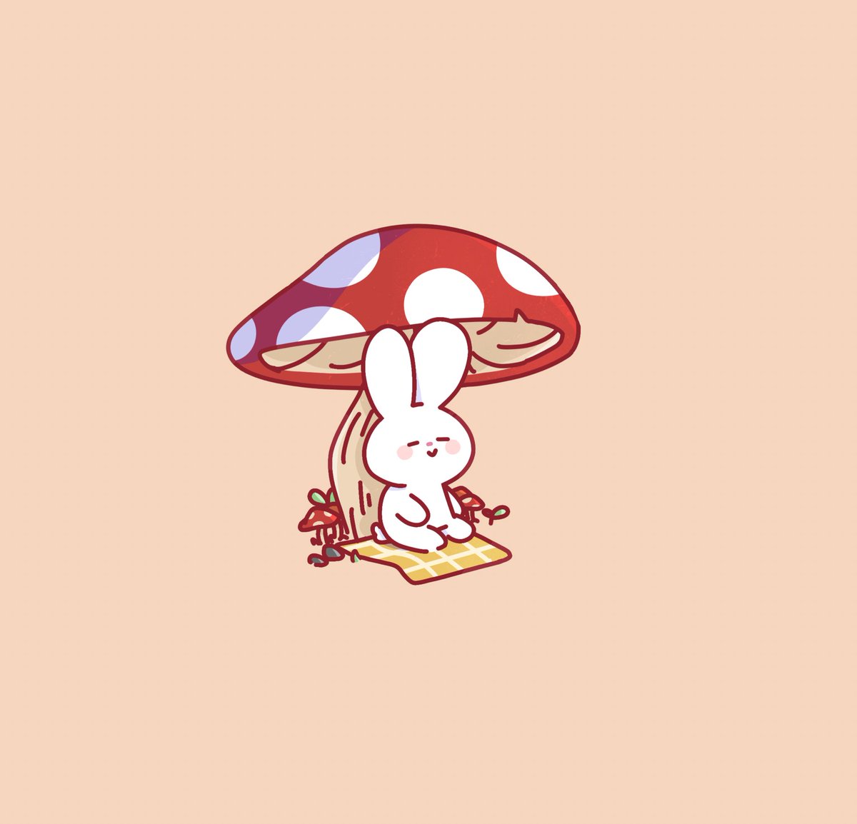 sleepyghoststu's tweet photo. Happy spring! 🍄🌸🌷Here’s one of the stickers that will be available at the shops launch. Excited to show more products soon! 🥰 #stickers #stickershop #spring #smallbusiness https://t.co/umGnwGuEE0