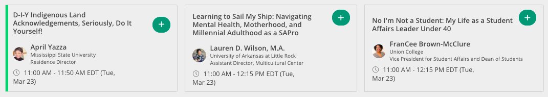 ivillacampa_'s tweet photo. Storytelling can be SO powerful. Can't wait for SA Speaks at 11am-12:15pm! Don't miss this... // we're discussing land acknowledgements, being a student affairs leader under 40, &amp; navigating mental health + motherhood as an SAPro 🙌 @NASPAtweets #NASPA21 #SApro #SAchat #highered https://t.co/NTxpu9Q4YD