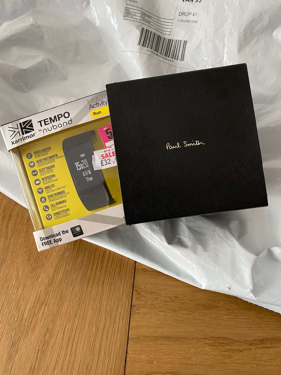 TheRealPhil_S's tweet photo. Hey @houseoffraser whats happened here?  Bought this Paul Smith watch online only to find it’s been replaced with this fitness watch by Karrimor!!!  Have I been scammed or have you?  #receivedwrongitem #scammy #helpmeplease https://t.co/xxCbJmImAC