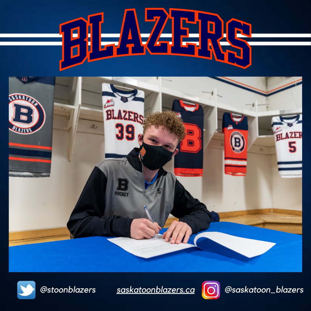 The Saskatoon Blazers are excited to announce the signing of ‘06 Fwd Tyler Phipps of Saskatoon. Tyler put up 74 pts (41G, 33A) in 37 games in U15AA including 7G, 6A in 4 games this year with the Saskatoon Bandits. Welcome to the Blazers Family Tyler! 📸-@SaskPhotography 🔥🔥🔥