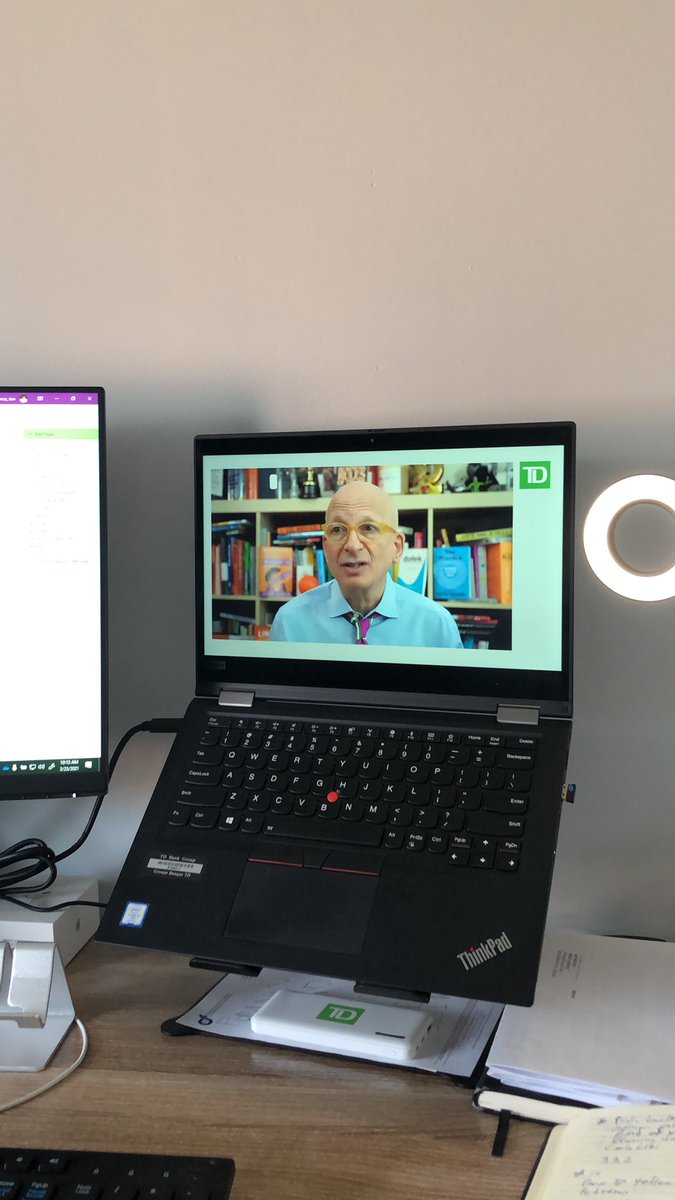 Enjoying this mornings session with <a href="/ThisIsSethsBlog/">Seth Godin</a> How to be a “linchpin”.