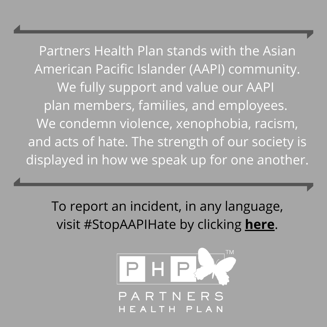 PHPCareComplete's tweet photo. A message from our CEO & the PHP workforce Diversity, Equity, & Inclusion Council. To report an incident visit: https://t.co/EzVjV6Jhz9 - #StopAsianHate #StopAAPIhate #HateisaVirus #diversity #inclusion #PHPcares https://t.co/H9B5viriL7