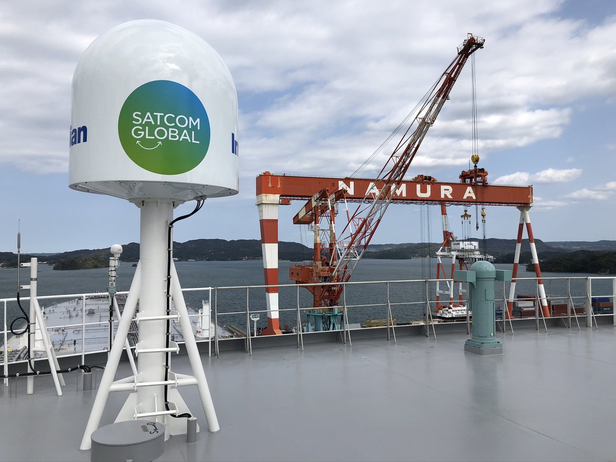 SatcomGlobal's tweet photo. #SGAura provides reliable #VSAT connectivity to meet vessel's operational requirements in both performance and value! Find out more here: https://t.co/eeoXHqXpYU https://t.co/uoQ9h2O2C0