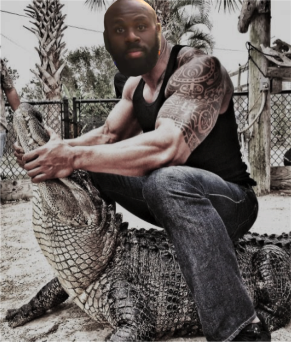 JackDroppers's tweet photo. Happy BDay to @Rapchamp23! A year ago,  Garrett, Robert &amp; I were going to be in Florida together to celebrate his 30th (I also had plans to make the Florida Man music video then) but since that didn't happen we're left with this very real photo of him starring as the Florida Man. https://t.co/8IaQDgEMzA