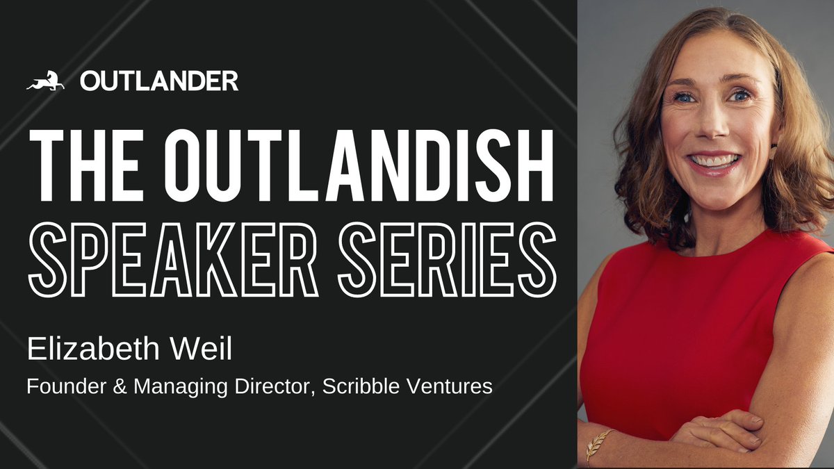 outlandervc's tweet photo. We are excited to announce next month's Outlandish Speaker: @elizabeth of @ScribbleVC! 

Join us on April 21st to chat with Elizabeth about bringing back collaborative, “old venture” methods, investing trends she’s watching, and more. 

Register ➡ https://t.co/Z3EN8Oj6Ru https://t.co/IYIUFSPqhI