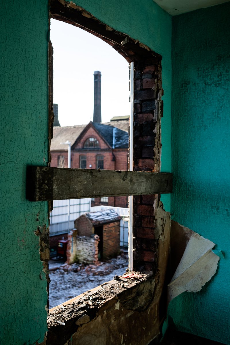 Progress is well underway on Harper St Terrace. With the modern window frames and render peeled away it’s easy to see the age of the houses. Much of the work being done at the moment is internal, creating a supportive frame to keep the buildings stable.