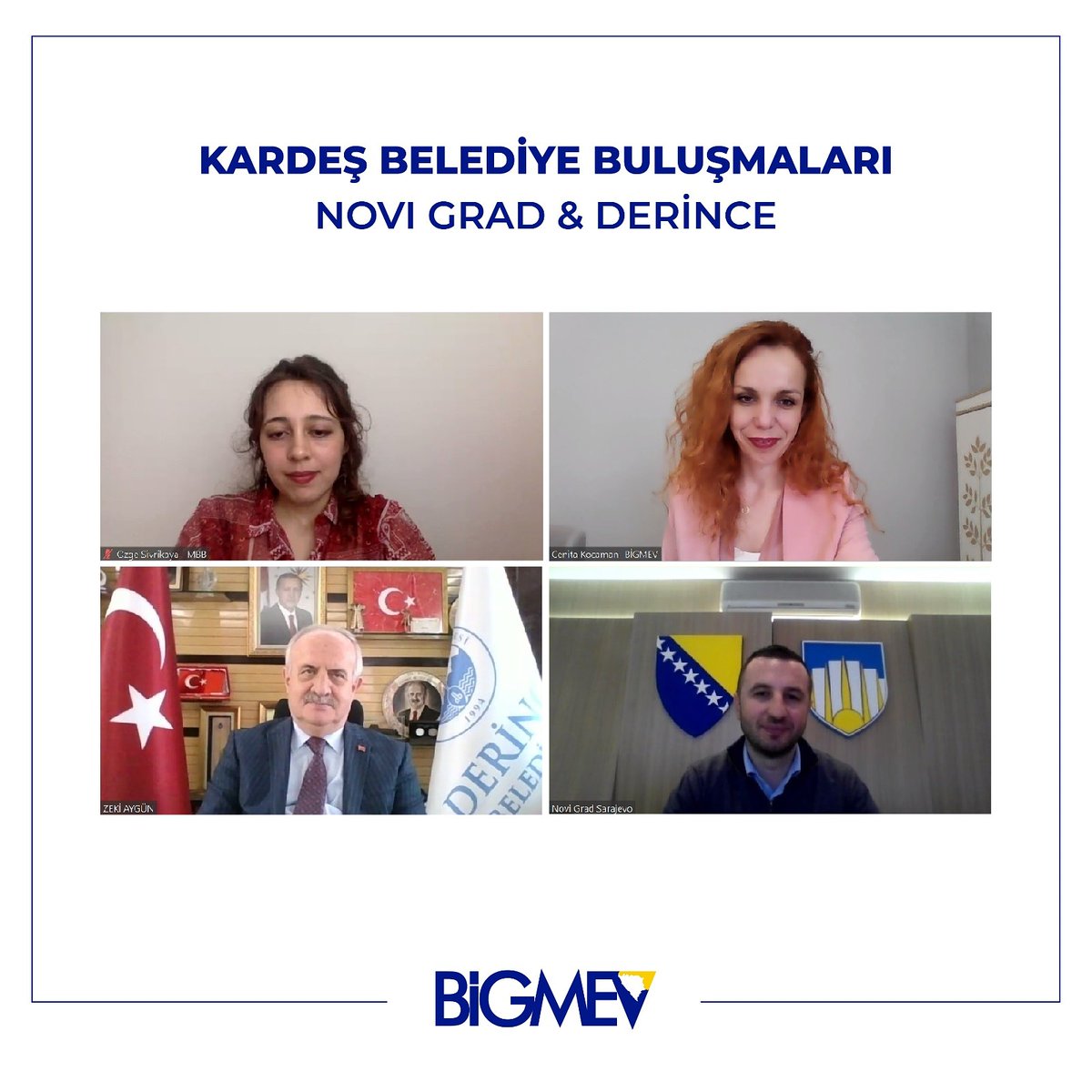 Bigmev's tweet photo. 🇹🇷 Kardeş Belediye Başkanları buluşuyor, projeler hayata geçiyor.
Novi Grad Belediye Başk. Sn. Semir Efendić ve Derince Belediye Başk. Sn. Zeki Aygün ekonomik alanda iş birliklerini arttırmak için iki bölgenin iş insanlarını bir araya getiren bir buluşma organize etme kararı aldı https://t.co/p5VFxT4xvZ