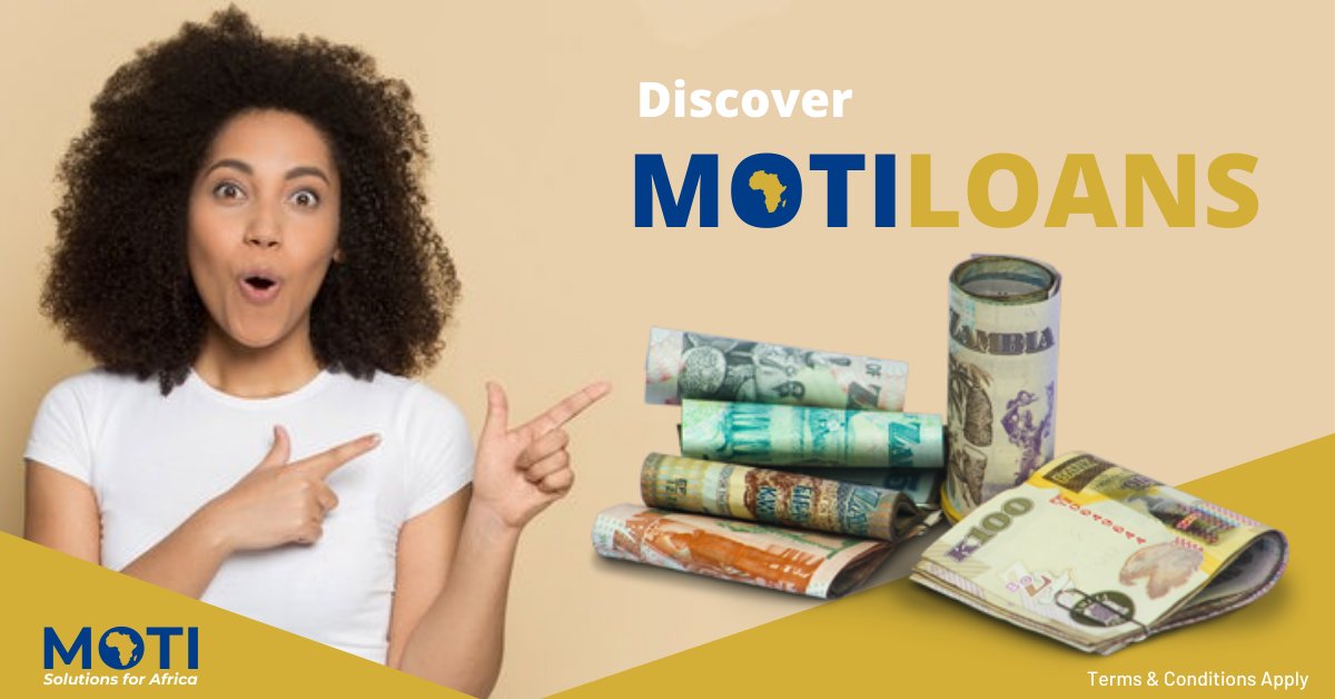MotiSolutions's tweet photo. Discover the better way to borrow Discover #Motiloans

Click link to learn more or contact 0973 887 048 NOW
https://t.co/vSsDJMzFVW

NB; Only for Lusaka Residence

#Motisolution4africa #loans #financialinclussion https://t.co/ArdudAKLoM