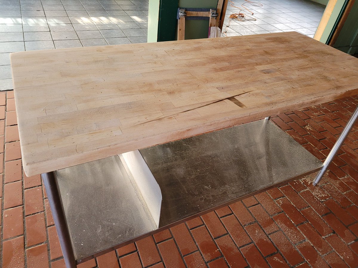 Our new butcher's table has arrived.  New location opening Late April 2021!  #houbbq