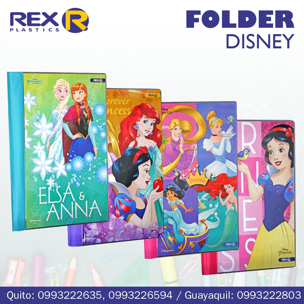 RexPlastics's tweet photo. Folder Disney, varios modelos para niñas, protege y ordena eficientemente todas las tareas.
Ventas al por mayor y menor
Contáctenos para más información y cotizaciones.
#folderdisney #CarpetasPlasticas #folderescolares #empresaecuatoriana #FabricaDeCarpetasEcuador https://t.co/G4akpMRn4X