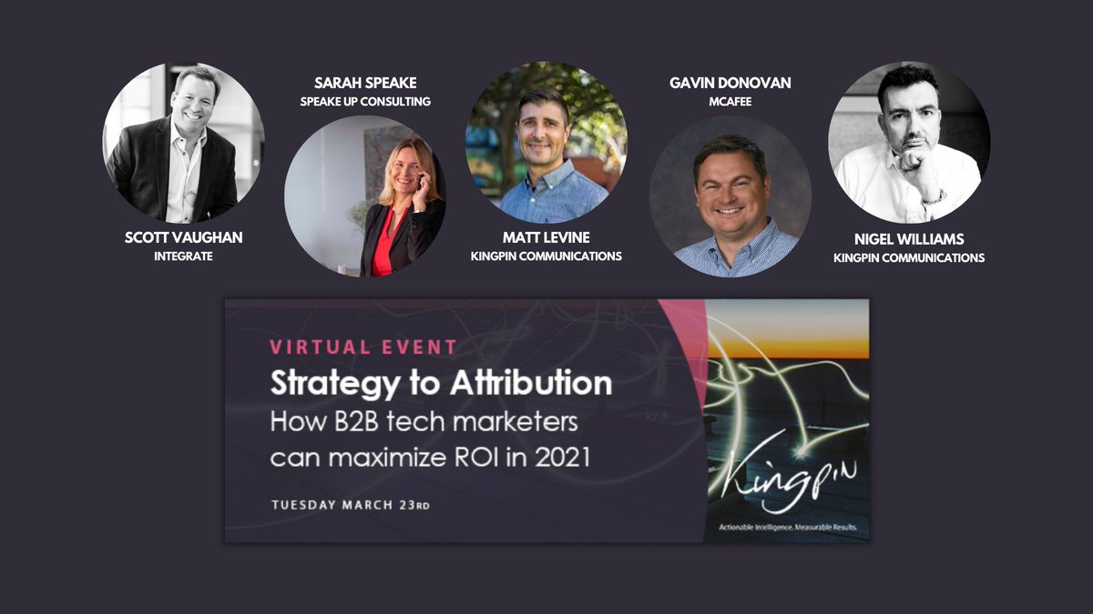See you all on TODAY's Masterclass!🎓 
If you haven't already done so, there's still time left to register!⏰
Tune into industry experts in B2B Tech Marketing sharing insights on 
👉 #ABM
👉 how the #buyerjourney has changed
👉 what to look out for in 2021
us02web.zoom.us/webinar/regist…