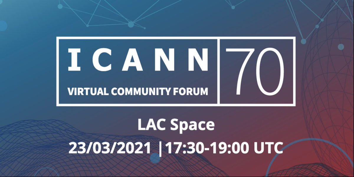 ICANN_es's tweet photo. Hoy es nuestro LAC SPACE en el marco de #ICANN70, la segunda edición en realizarse virtualmente y la 19ava en total. La comunidad latinoamericana y caribeña se da cita para profundizar su participación en los procesos de la #ICANN. 
Más información >> https://t.co/gtS88E5CTQ https://t.co/HR5tRapzb6