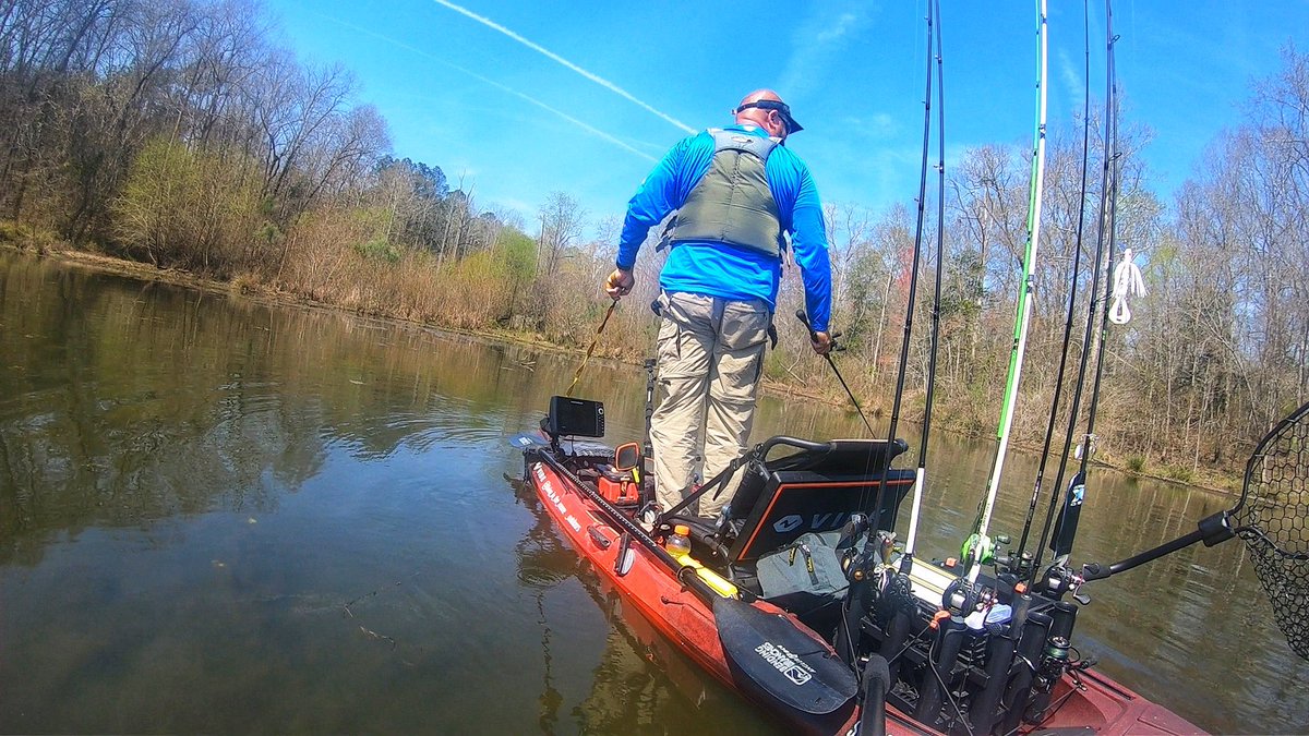 LivingintheMo11's tweet photo. Looking for them beds! Spring is finally here in South Georgia! 🐟🎣🤙🏼

@bixpy 
@Boomerang_Tool 
@VibeKayaks 
@YakAttackUS 
@Lews_Fishing 

#livinginthemomentoutdoors 
#nodramajustadventure
#shearwater125
#vibekayaks
#boomerangtoolcompany 
#vectorhooks https://t.co/ZvqHizSZw3