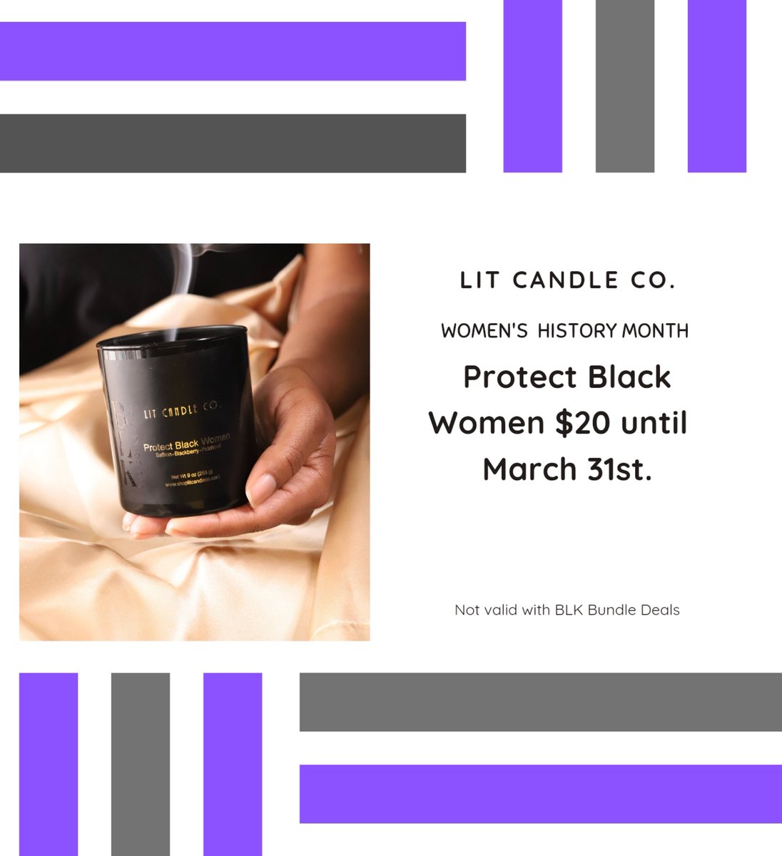 Go noooow #StayLit &amp; SHOPLITCANDLECO.COM