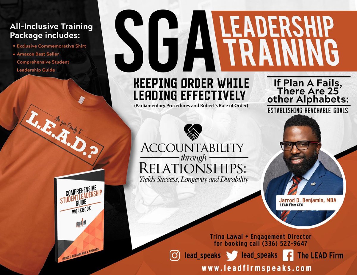 lead_speaks's tweet photo. Keeping order while https://t.co/QaL7oy6CCy effectively! Want to know how?

Contact us now for all of our special programming just for SGA L.E.A.D.ership! 

(336) 522-9647📞

Visit our website today https://t.co/JtAMgOmKA0 💻

#lead_speaks #SGA #StudentGovernmentAssociation https://t.co/StqTJosB0e