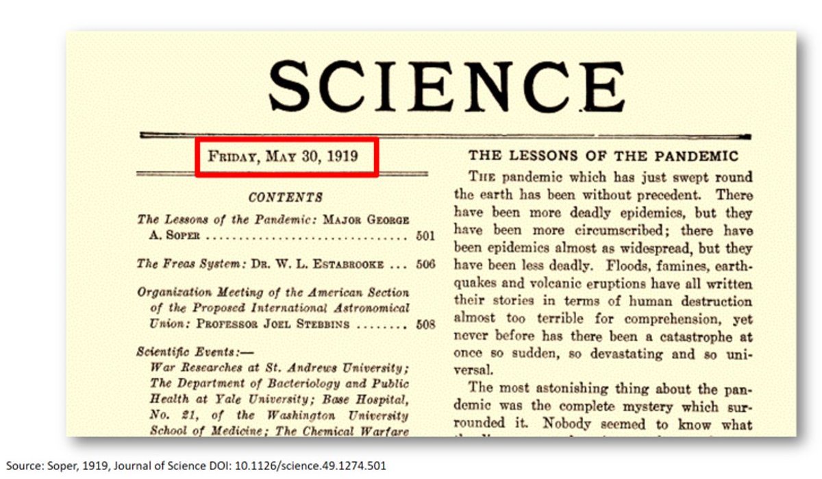 Over 100 years later… 

Reflections on Leading in a Crisis, Professor Jason Leitch is live on #HISQIconnect now.