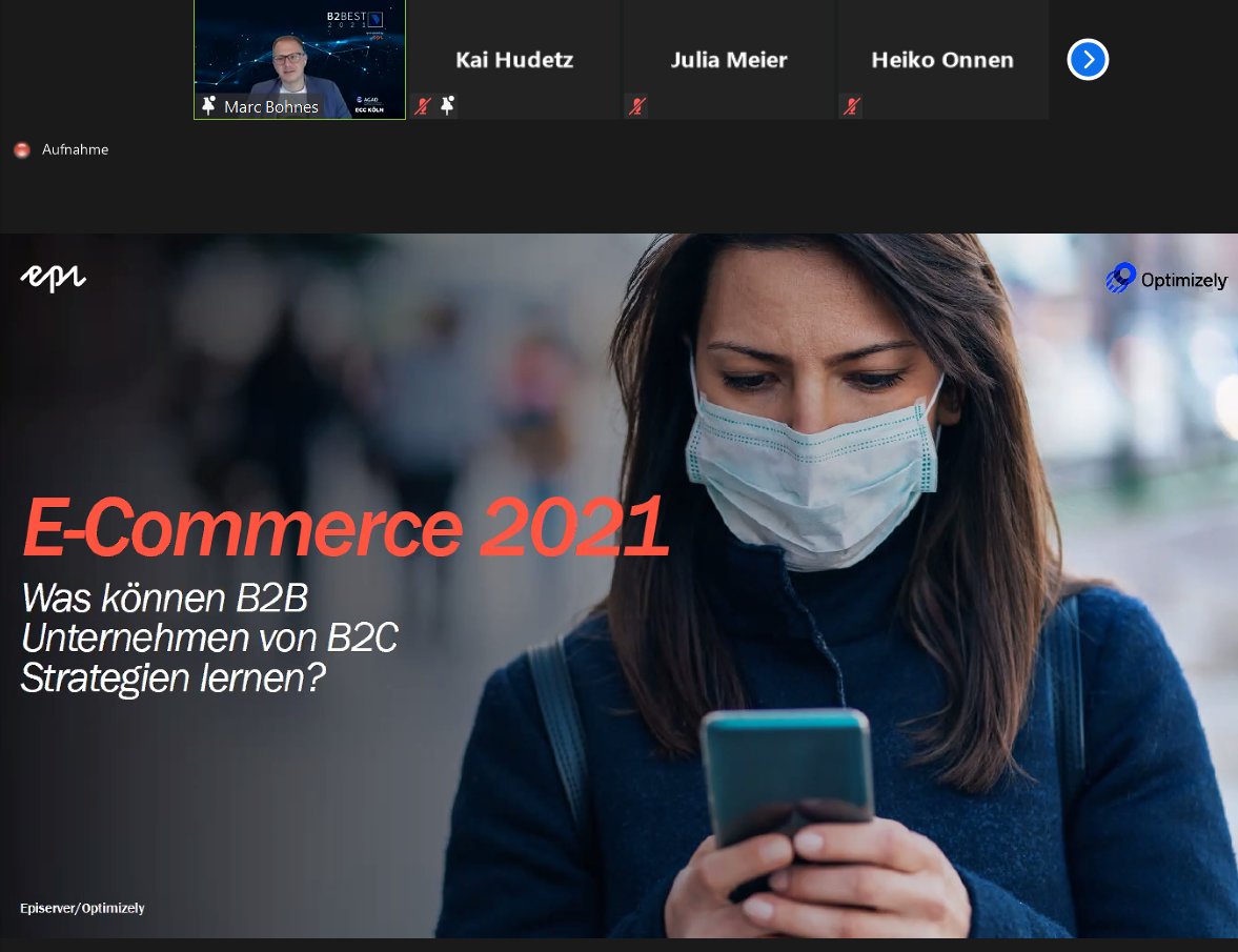 ECCKoeln's tweet photo. #B2BEST #DIGITAL: Was können #B2B #Unternehmen von #B2C Strategien lernen? Dieser spannenden Frage widmet sich jetzt Marc Bohnes von @episerver_de! https://t.co/MunHOTGw5t