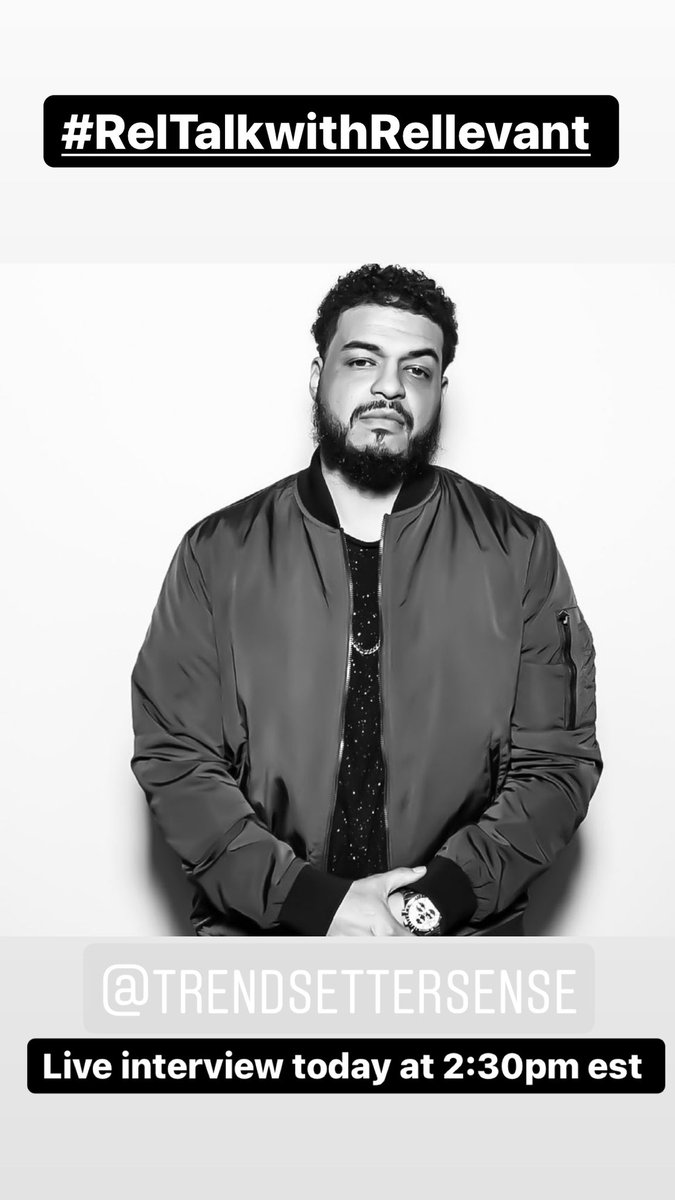 DjRellevant's tweet photo. #RelTalkwithRellevant interview with @DJSENSE today @2:30pm est #HawaiisFavoritemixtapedj #trendsetter #djsense #academy #theaphiliates #stayRellevant #HawaiiPluGG🌴🔌 https://t.co/M2Gvd2q0s6
