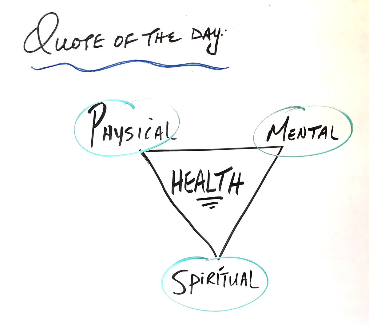 DrRandyFollett's tweet photo. #quote of the day at
LakeView Chiropractic :
“ Health=
Physical
Mental
Spiritual “
~Dr. Follett~
#NurtureAll3
#3LeggedStool
#health
#hope
#Chiropractic https://t.co/IDcQAwFusT