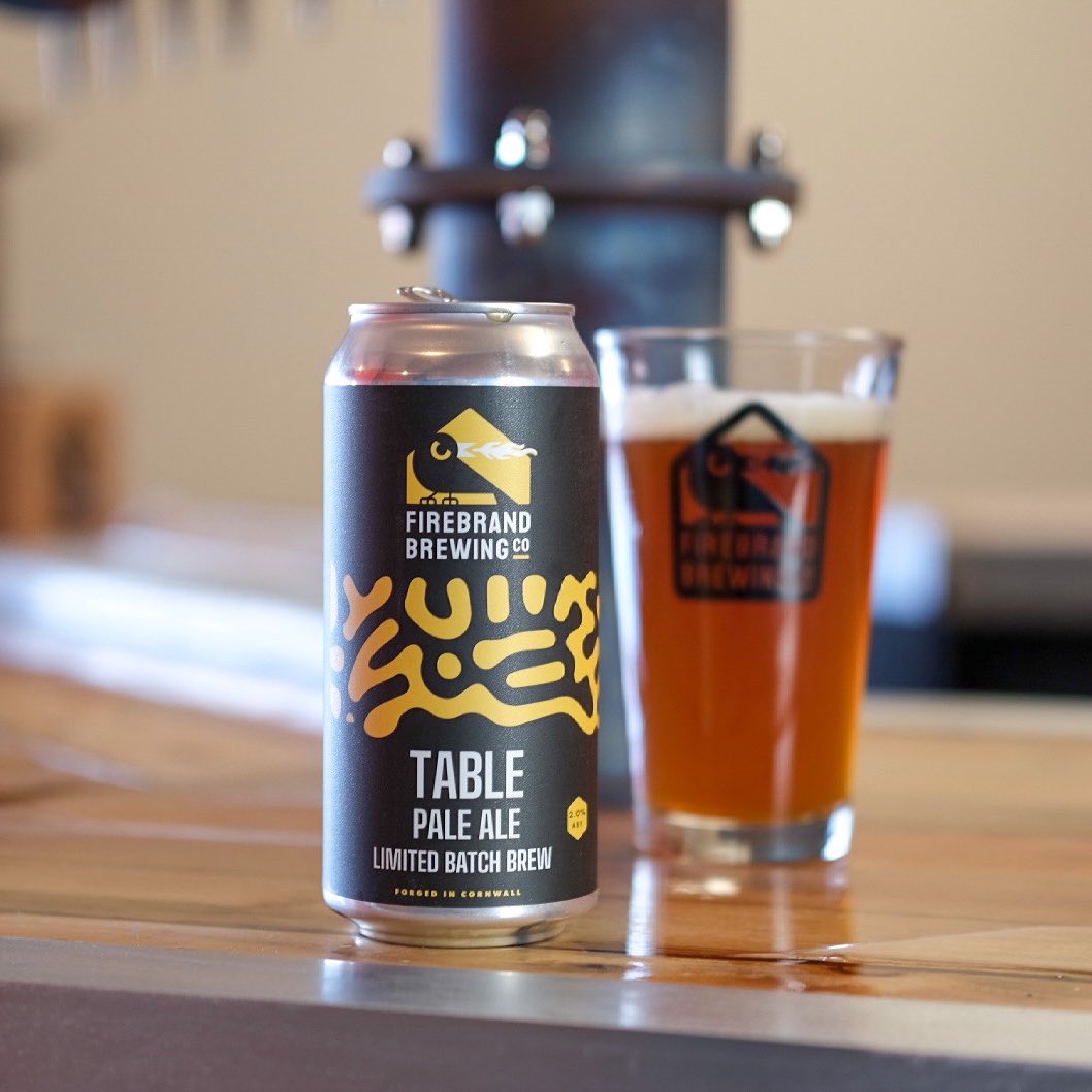New Table Pale Ale! 

A super drinkable 2.0%, this one has a light body with loads of orange pith, lime and caramel flavours. 

firebrandbrewing.co.uk/products/table…