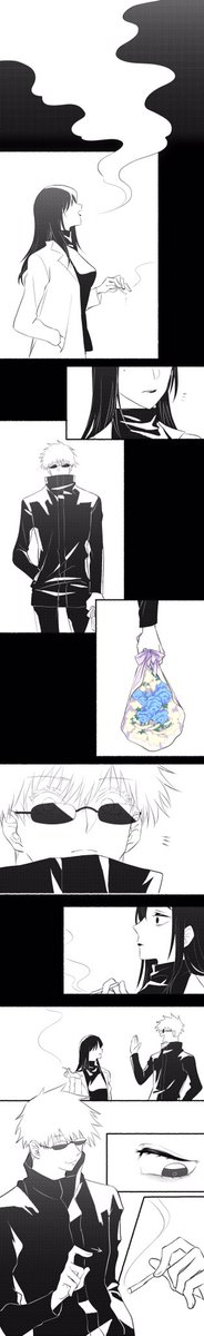 MagaOnion's tweet photo. 苦夏之雨①
#五条悟 
#夏五 
#呪術廻戦 
#JujutsuKaisen https://t.co/rmVXSZ1m25