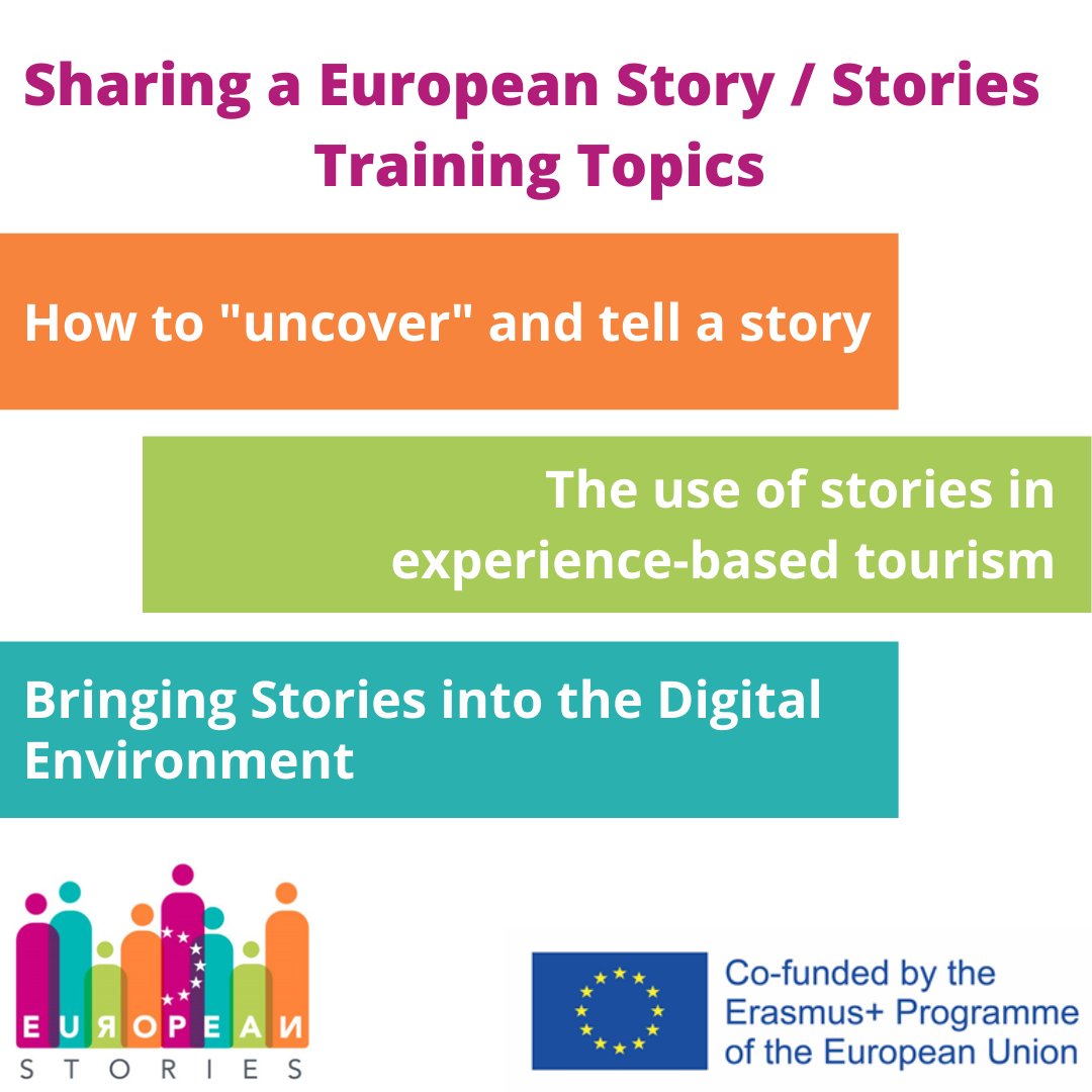 InterculturaEU's tweet photo. The 1st day of the Sharing a European Story / Stories #training part of the European Stories #project has started. Today we are #learning how to uncover and #tell a #story. #europeanstories #erasmusplus #tourism #culture #capacitybuilding https://t.co/nCdOttULqf