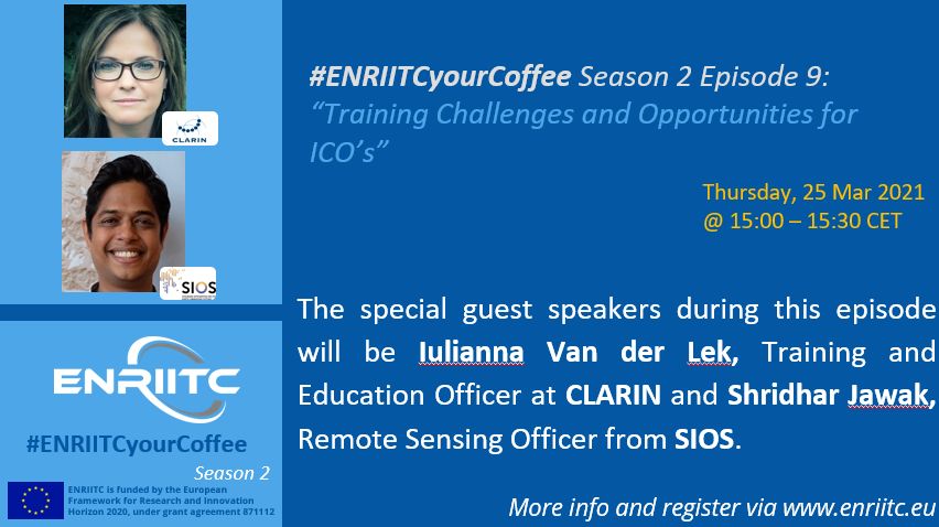 ENRIITC_eu's tweet photo. Thursday is not so far away and our next #ENRIITCyourCoffee is almost on the way!
~WHAT? #TrainingChallenges and #Opportunities for ICOs
~WHEN? Thursday 25 March at 15:00 CET
~WHERE? Read more and register here https://t.co/A2QJ28Gszu
#TogethertoImprove #ENRIITC #EUproject https://t.co/FpdM6zlhaE