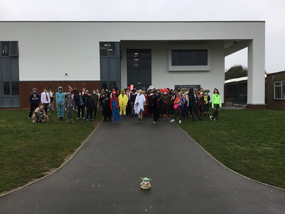 TheCryptSchool's tweet photo. More #RedNoseDay fun photos from Friday - what an effort from #CryptYr7 and well done to Amelia for best dressed! 👏 https://t.co/UwqJWRzkuC
