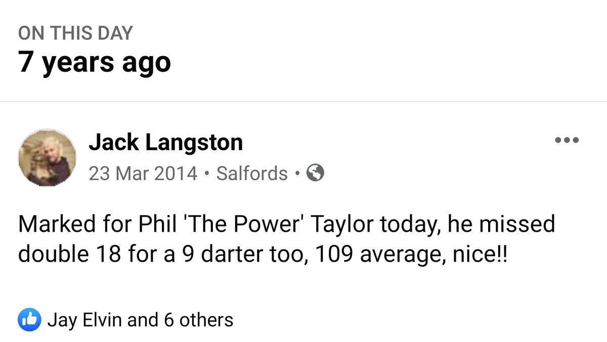 TheDartsReferee's tweet photo. 7 years ago today was the infamous 'Pen lid drop' and @Charlie10644202 favourite video ever ๐ if you don't know what I'm talking about watch this https://t.co/VnO8MHZOV6 #SorryPhil https://t.co/haxDRJWCW3