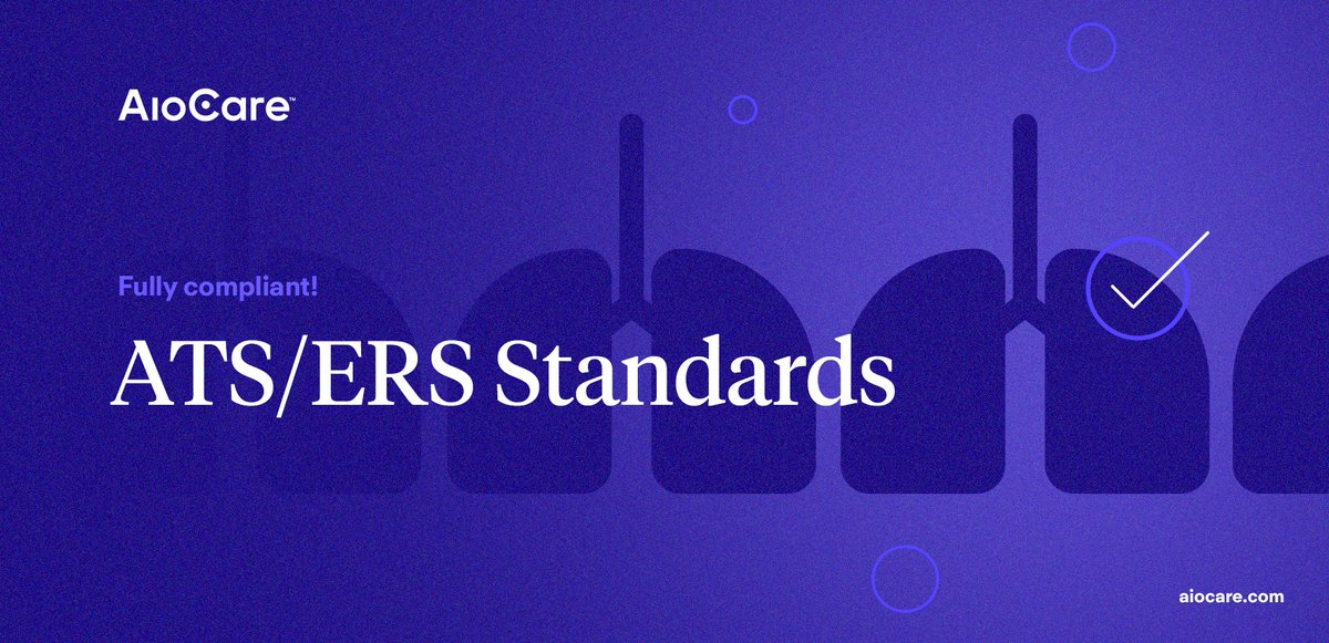 aiocare's tweet photo. @aiocare is compliant with the standardization of spirometry 2019 update guideline published by the ATS/ERS https://t.co/msIvmBoOsp
