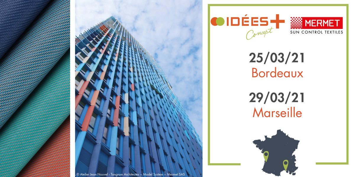 [ ÉVÈNEMENT 📌 ]

Retrouvez Claire Foucher le 25 mars 2021 à #Bordeaux au Grand Hôtel Intercontinental, et le 29 mars 2021 à #Marseille avec Elena Konopleva à L’Intercontinental Marseille Hôtel Dieu lors des réunions <a href="/Idplusconcept/">IdeesPlusConcept</a> !

#meeting #prescription #mermet