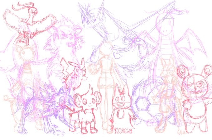ポケモンに囲まれたいのtwitterイラスト検索結果