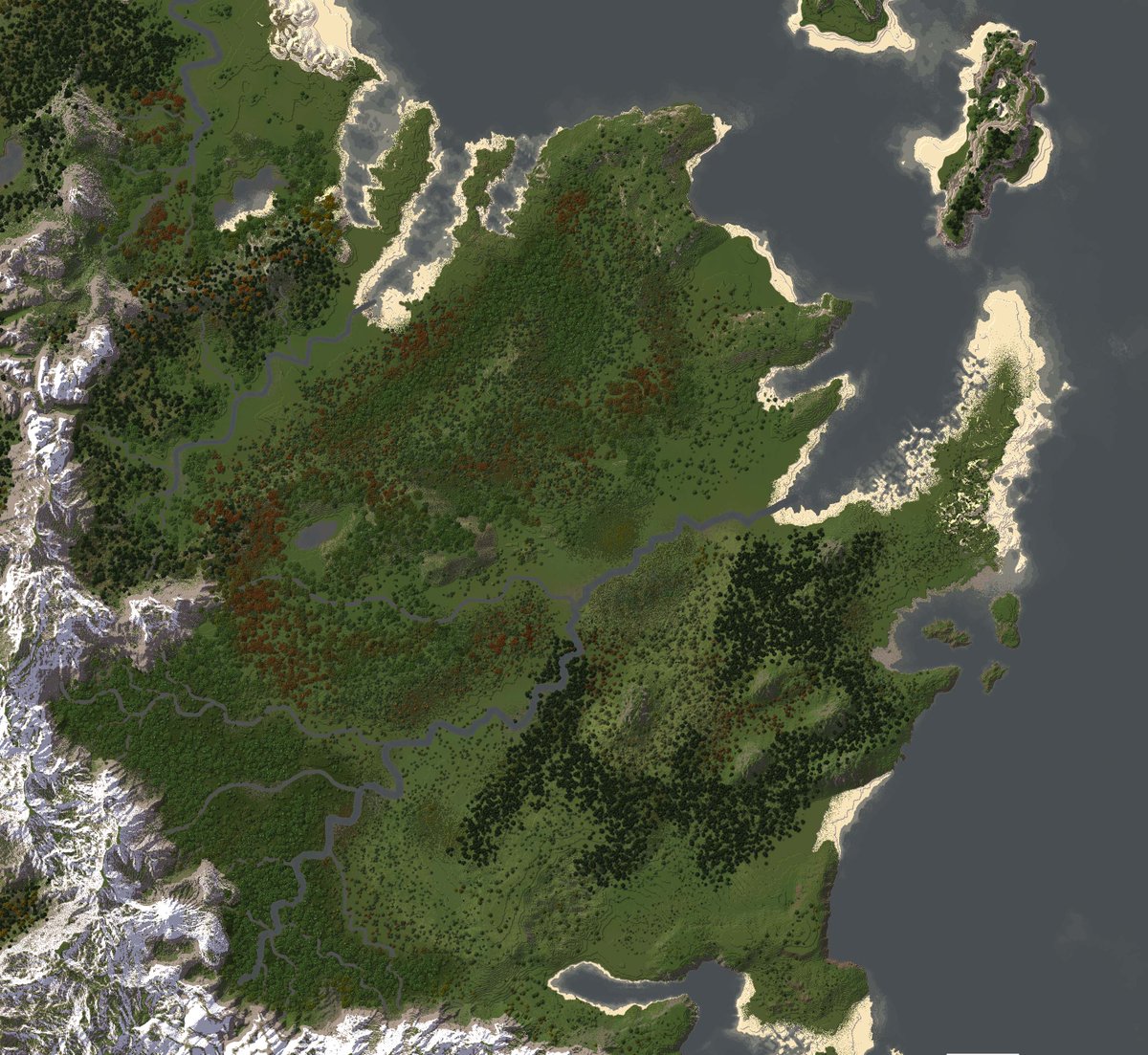 Triliton's tweet photo. Yes, id want some more. #Journeymapmod @Worldpainter @Minecraft https://t.co/A581El3uoS