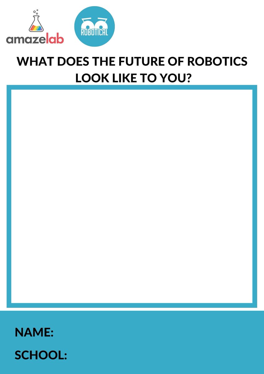RoboticalLtd's tweet image. For our #MartysFutureOfRobotics art challenge collab with @Amaze_Lab you can draw your own Marty the Robot or use one of the Marty the Robot cutouts 
We&apos;re excited to see your creations 🤖🎨
#SchoolArtChallenge #EdChat #LearnSTEM #STEMeducation #LearnRobotics