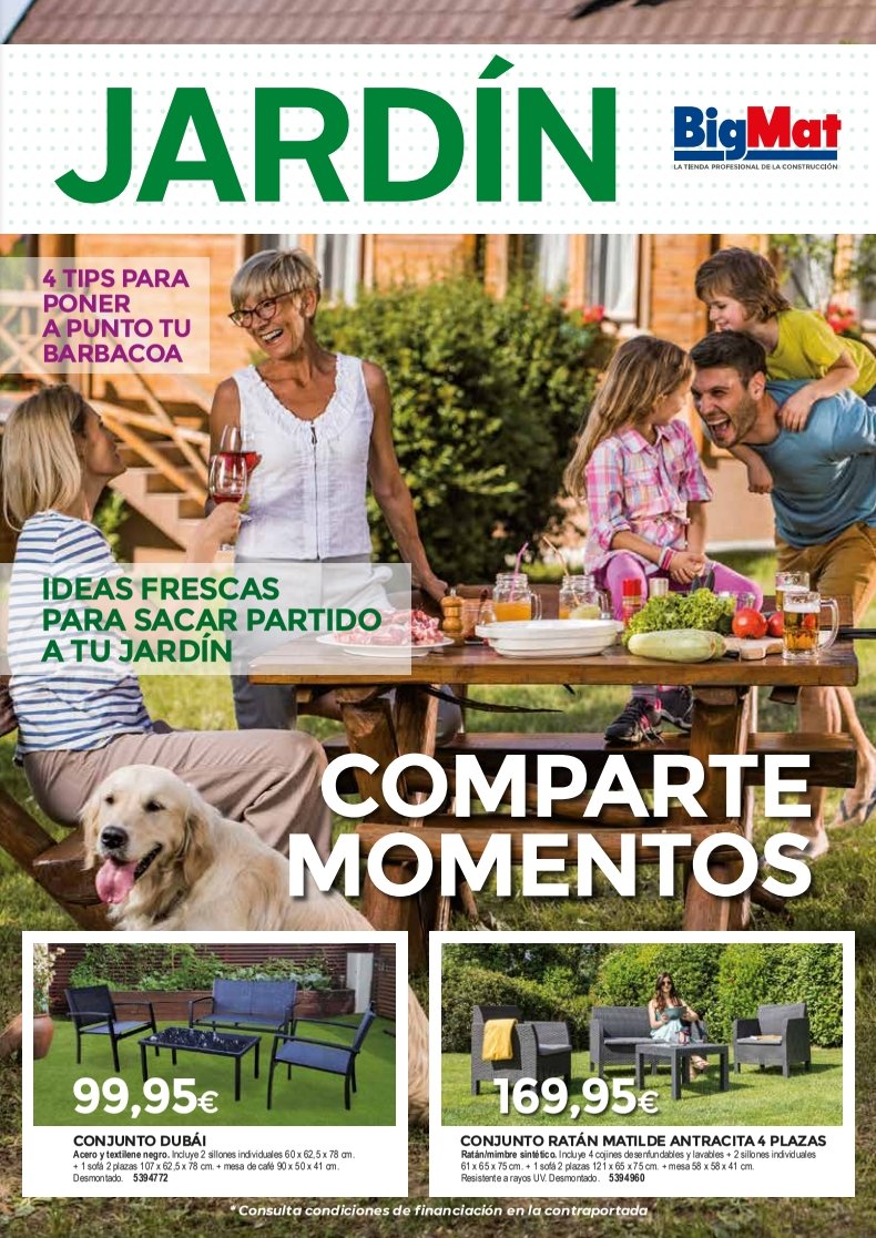 Big_Mat_Rod_Olm's tweet photo. Catálogo jardín 2021 ya disponible ✅

Ideas frescas para sacar partido a tu #Jardín 😊🌳🌺🌼

Con nuestro nuevo catálogo podrás cambiar su look y mantener tus muebles como nuevos.... ¡Haz de tu jardín un paraíso con #BigMat! 😜

https://t.co/DXHtNF7n2s

#BigMat #RodriguezOlmos https://t.co/wXnggtX45f