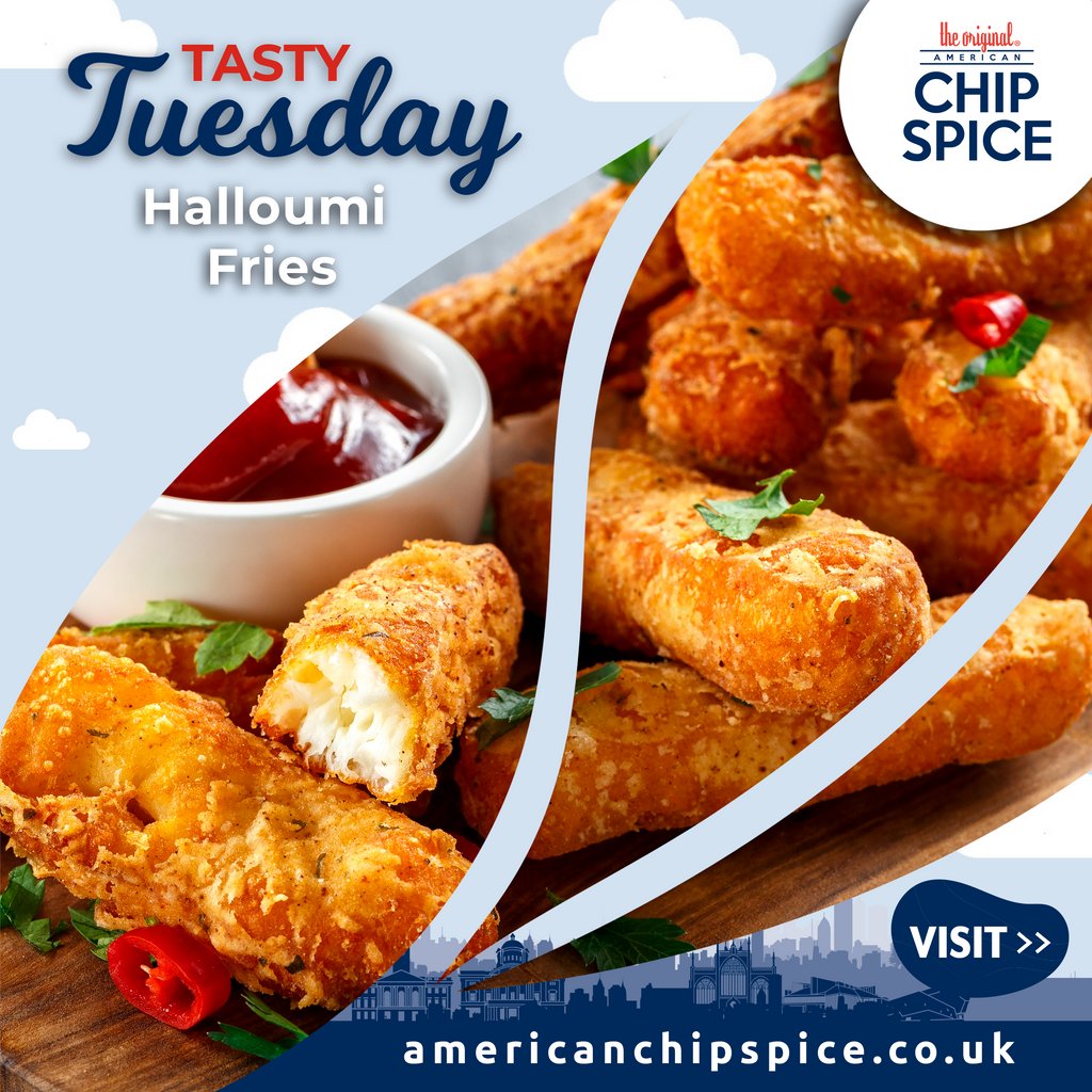 chipspice's tweet photo. We're convinced halloumi fries are one of the tastiest treats ever 😍
Mix Chip Spice into your mayonnaise or salsa for to create the ultimate sauce for your halloumi fries 🔥
#chipspice #chipspiceitup #americanchipspice #Foodie #Delicious #Hull #Fries #lowcalorie #lowsyn https://t.co/CpLOd1MiiX