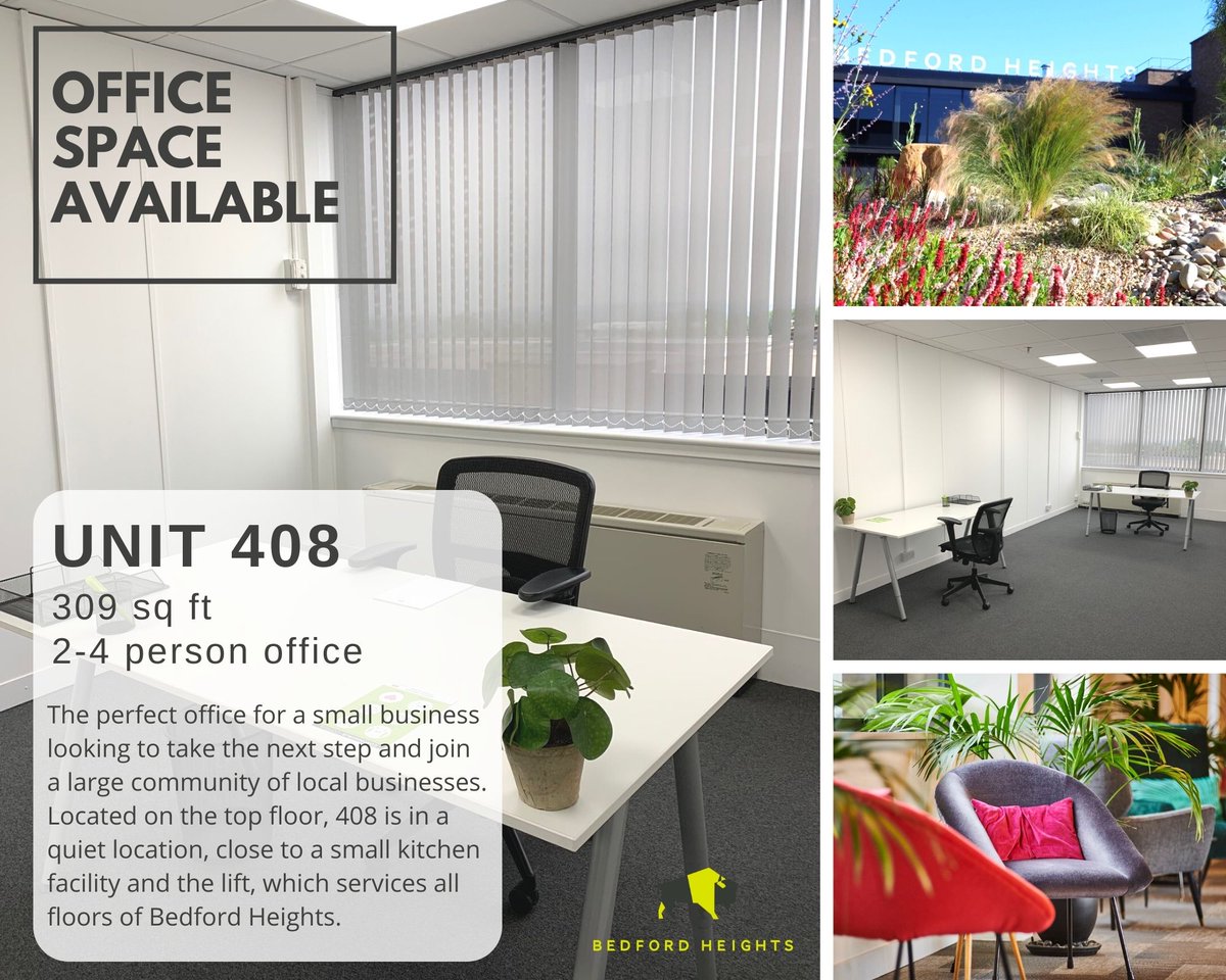 bedfordheight's tweet photo. Small #office availability for 2-4 people

This recently available office is the perfect size for a #smallbusiness looking to take the next step.

This size often gets snapped up quickly so please get in touch ASAP. To book a viewing, please email lindsay@verve-properties.co.uk https://t.co/MDuYRH22fl