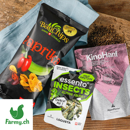 essentofood's tweet image. #SnackMalAnders, dachte sich @farmyCH und hat drei leckere, innovative und andere #Snacks für dich als Set verpackt. Mit dabei sind neben unseren #essento Alpenkräuter #Heuschrecken auch Paprika BanChips und Kinohanf von Alpenpionier. 🎉

👉 farmy.ch/snack-mal-ande…
#insecttuesday