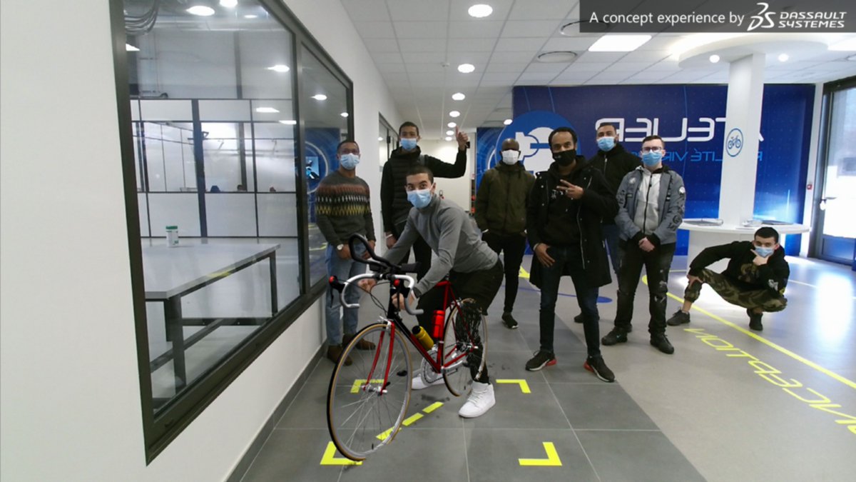 bikEpic3DS's tweet photo. I tried a bike in #AugmentedReality during the experiential track at #CampusFab. Come and try this #3DCustomization #3DEXPERIENCE and learn how #IndustrieDuFutur bridges experience and on-demand manufacturing. A #ConceptExperience by @3DSfrance's #3DEXPERIENCELab https://t.co/okTpcxNNMx