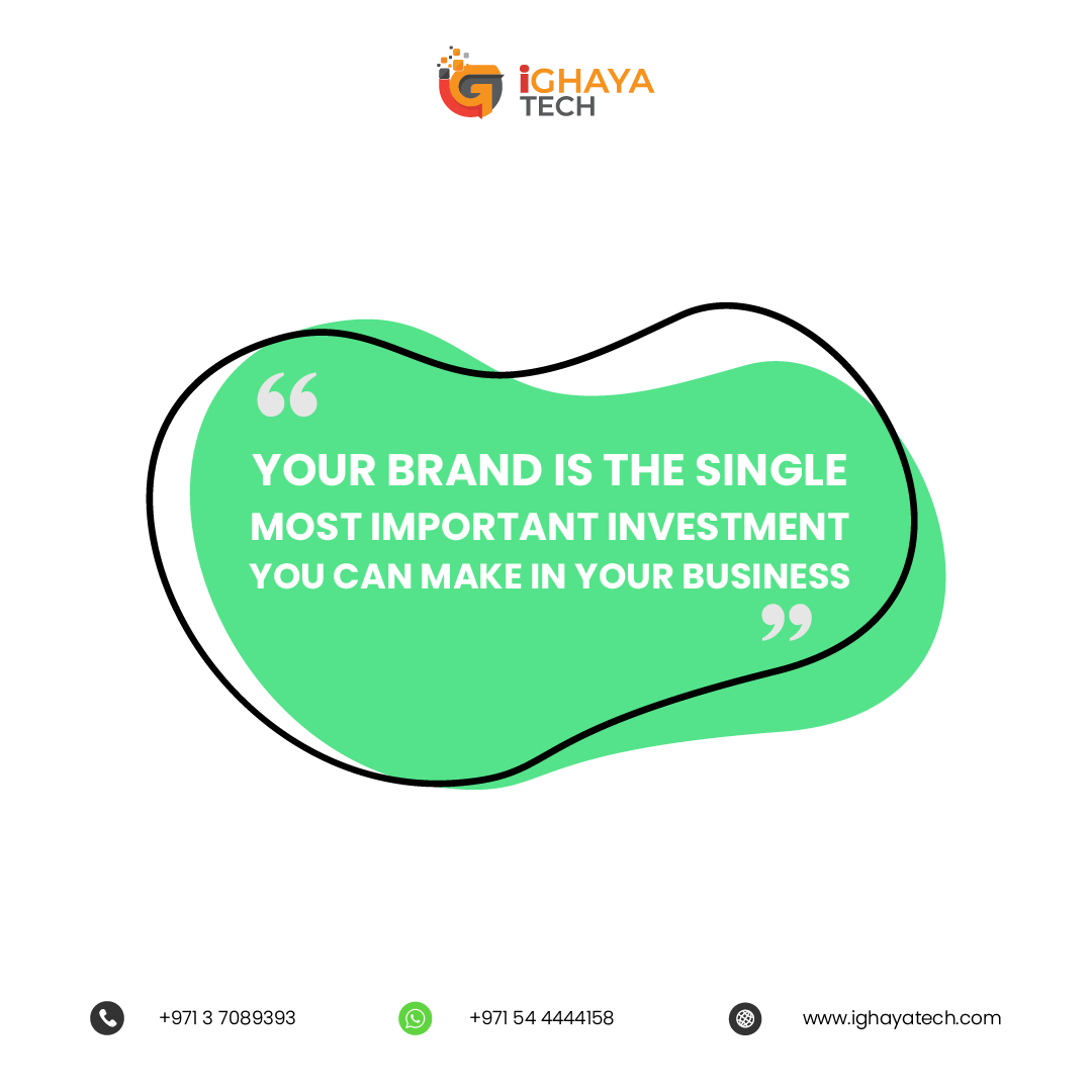 iGhayaTech's tweet photo. People don’t buy products, they buy the stories you tell via #branding.

Invest in branding to add more long-term value to your business.

Get in touch to check out our packages.

#alain #uaedigitalmarketing #uaemarketing #uaebrands #uaebranding #dubaibranding #brandingsolutions https://t.co/HXWAXPXdNj