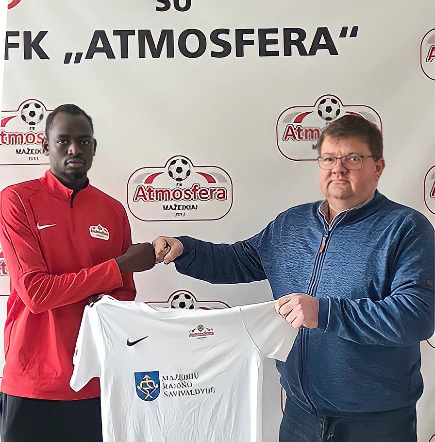 LCFootballAU's tweet photo. TRANSFER 🚨 Maker Maker has officially signed with Pirma Lyga side FK Atmosfera 🇱🇹 ⁣⁣
⁣⁣
We are happy to have played a key part in this step in his career and wish him all the best for the campaign! ⚽⁣⁣
⁣⁣
#LaCanteraFootball #LCFManagement https://t.co/eUXRtOE0Xq