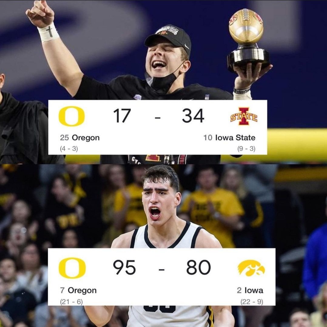 cyturf's tweet photo. @GeorgesNiang20 Oregon has mixed emotions of the State of Iowa. https://t.co/wscSp4UoQh