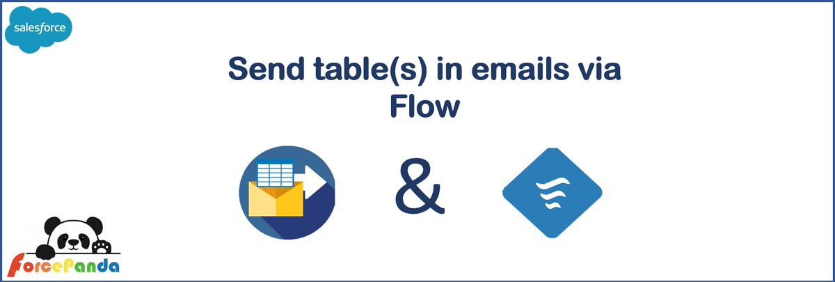 Nads_P07's tweet image. Sending Emails with table(s) containing related records  haven&apos;t been easy for @SalesforceAdmns. But with Spring &apos;21, you can now send Rich Text Emails via #flows making it possible to send table in email WITHOUT CODE.

forcepanda.wordpress.com/2021/03/23/how…

#forcepanda #flowhana #flownatics