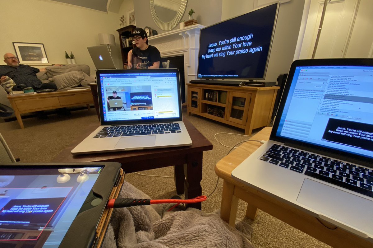 CalvaryStirling's tweet photo. This Thursday will be our last living room service, hopefully for a long time. We’re allowed back to in-person services this Sunday. We can’t wait. Join us if you’re in the #Stirling are. 6pm #stirlingarcade #stirlingchurch #calvaryfellowshipstirling #calvary https://t.co/s0upBoF0I0